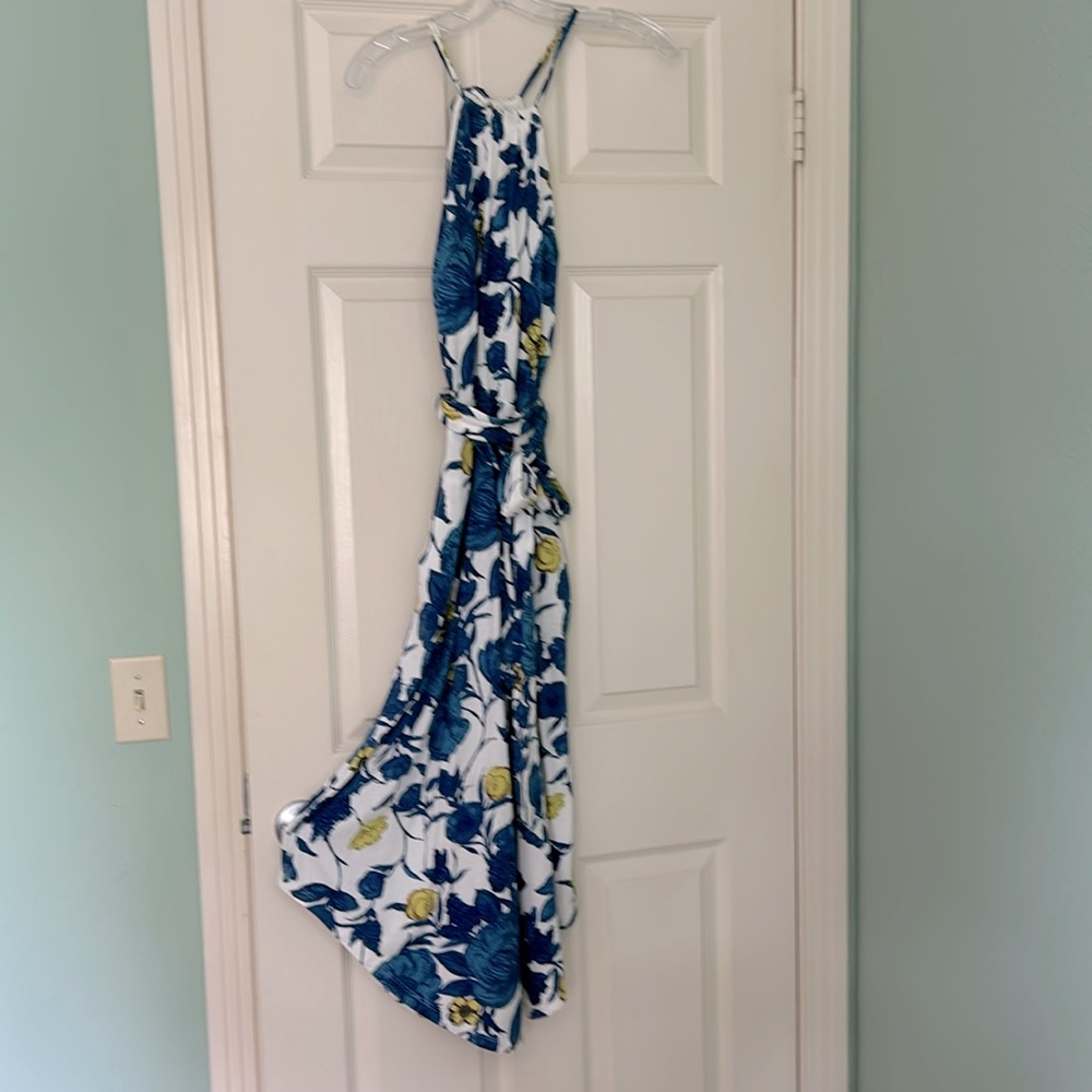 Patagonia floral print midi sundress in organic Cotton, size S.